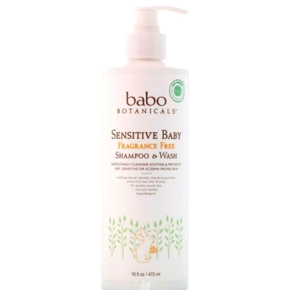 Babo Botanicals Sensitive baby shampoo 5 bottles